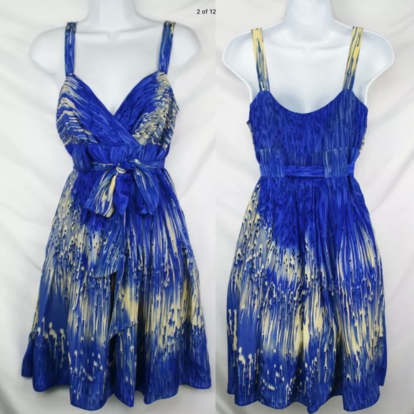 Anthropologie Caballo Falls Silk Dress by Lil - Picture 2 of 12